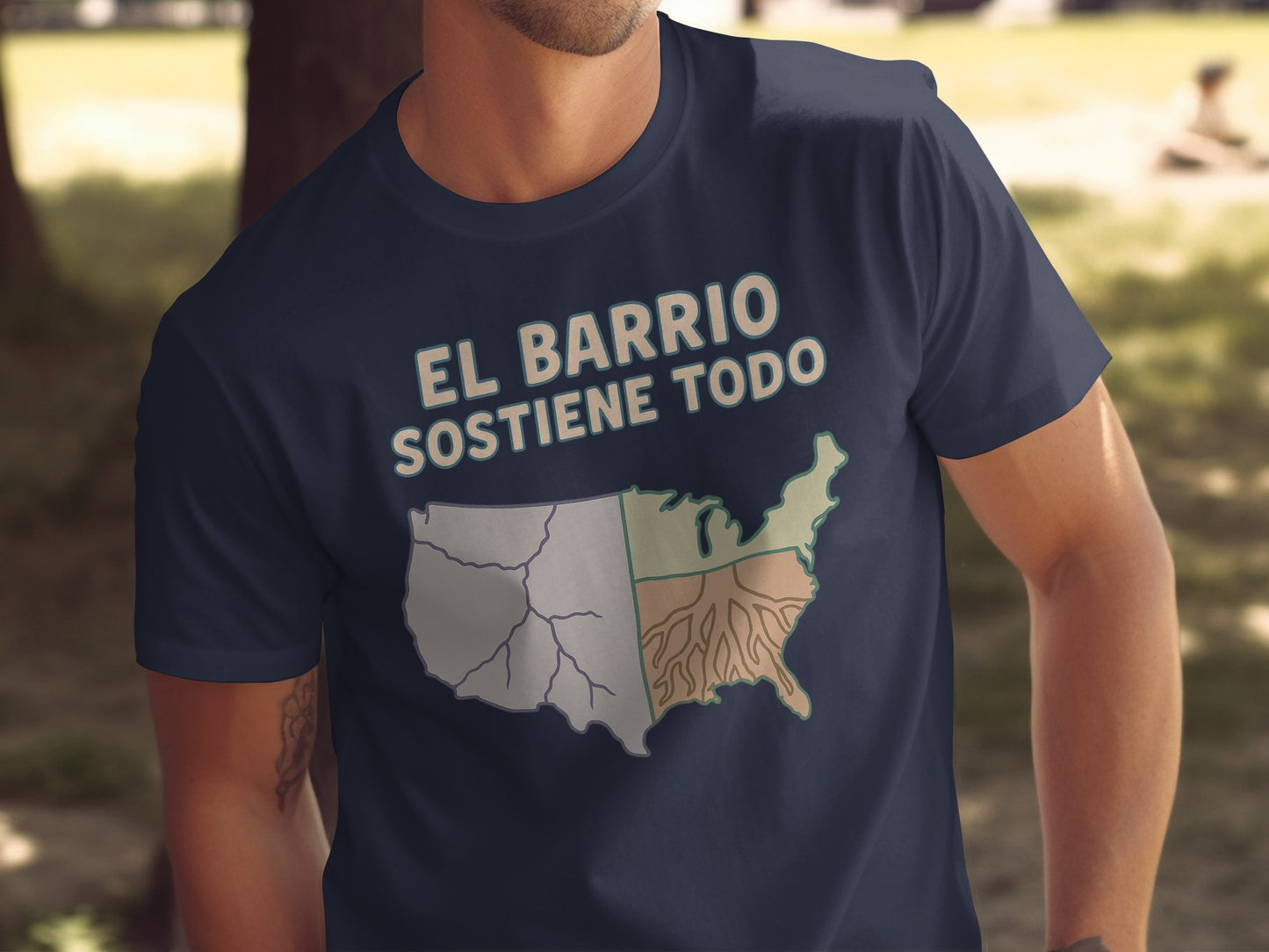 El Barrio Sostiene Todo Graphic T Shirt product