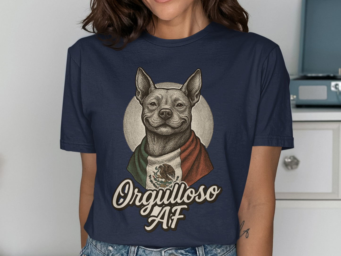 Orgulloso AF Mexican Dog Illustration Shirt product type