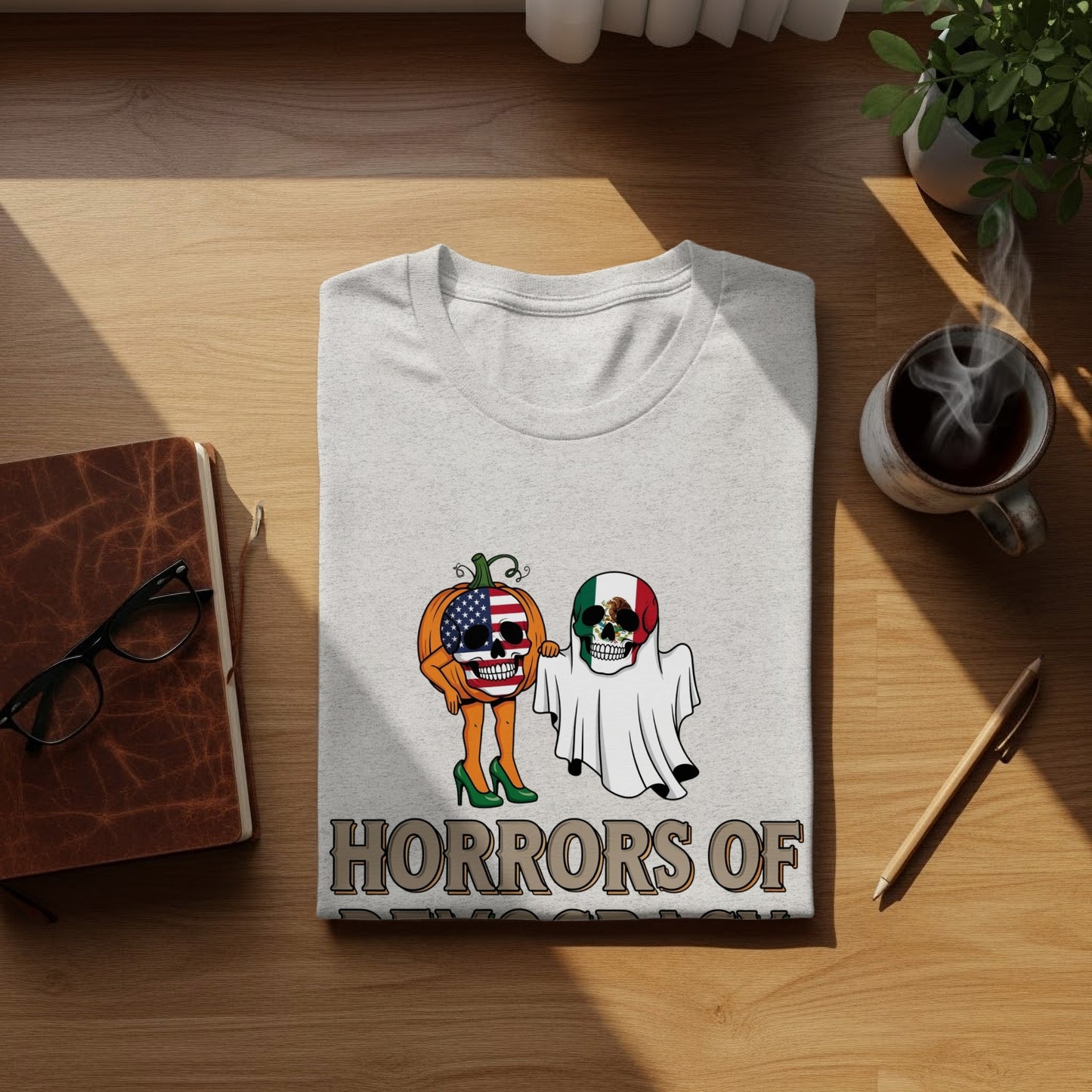 Hilarious pumpkins and skulls horrors of democracy product type