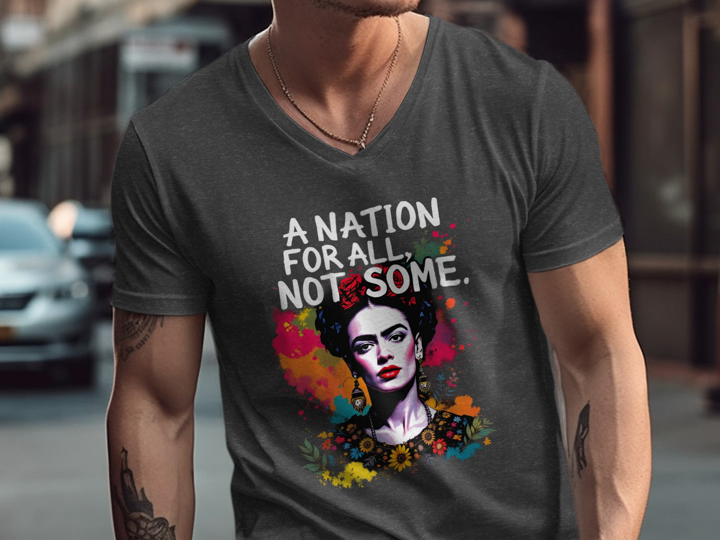 A Nation For All Not Some Colorful Graphic T-shirt