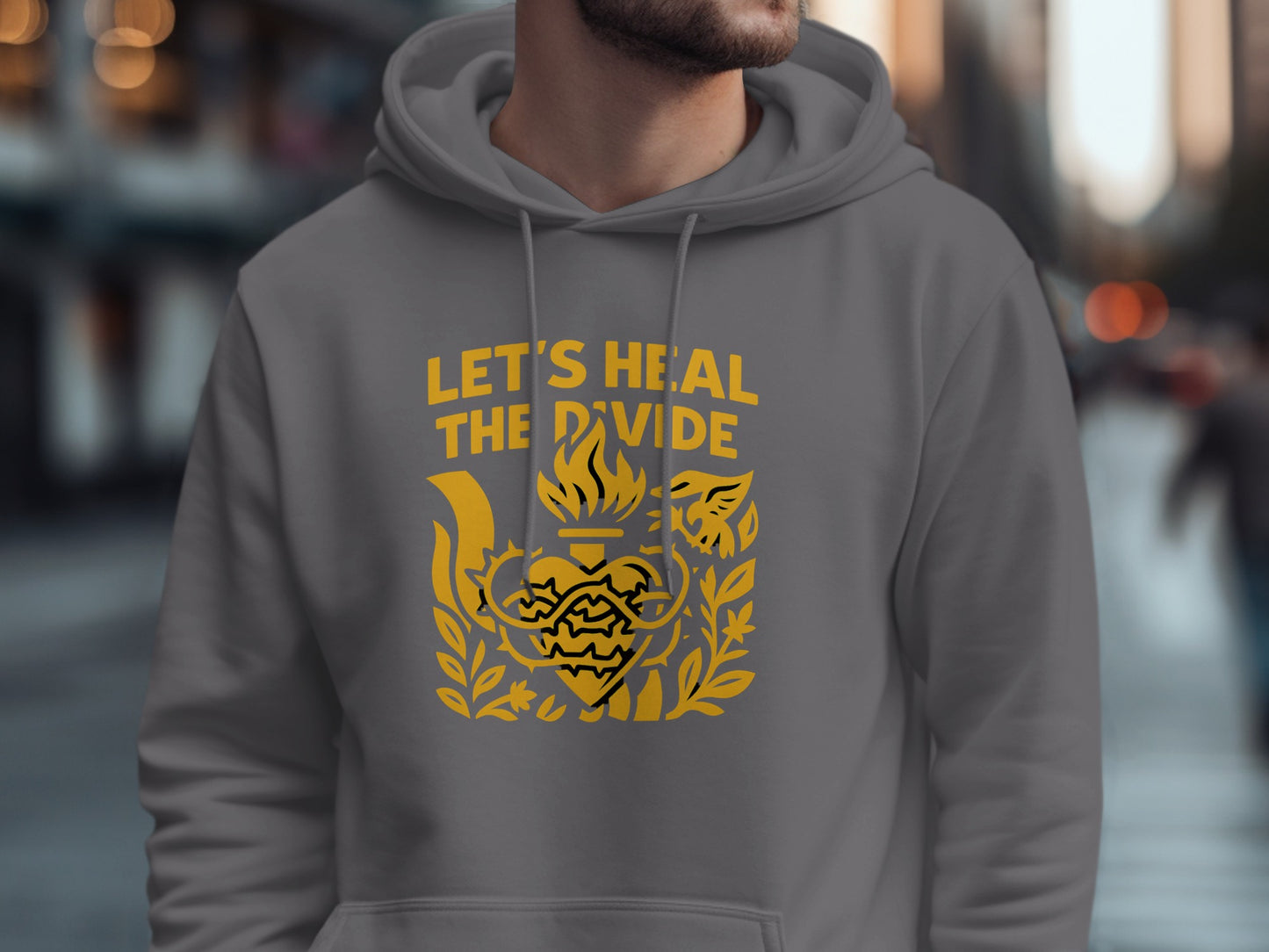 Let's Heal The Divide Graphic Hoodie product
