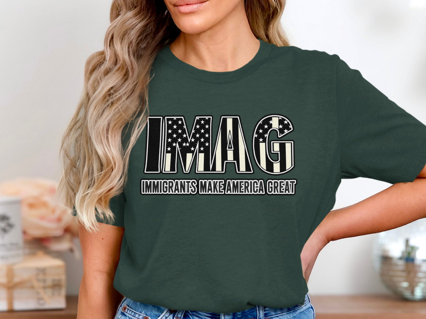 Immigrants Make America Great Graphic T-Shirt product