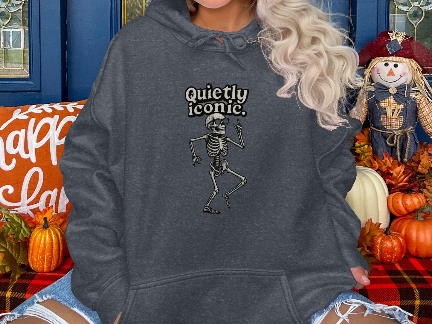 Quietly Iconic Skeleton Graphic Hoodie product
