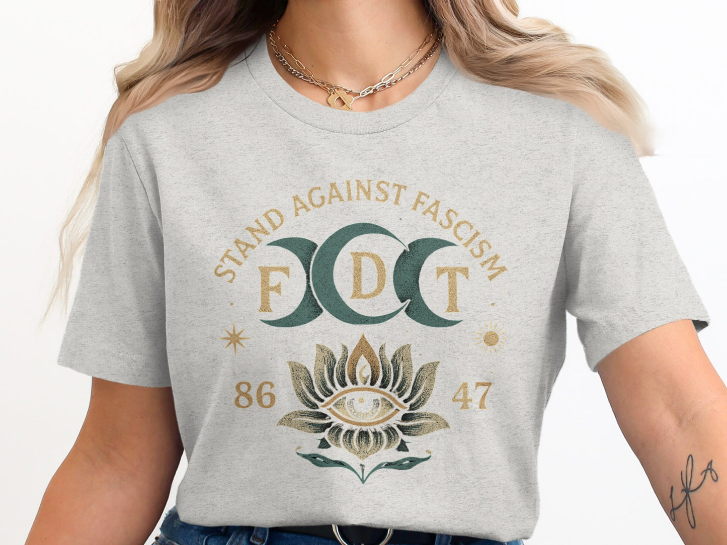 Stand Against Fascism Graphic T-Shirt product