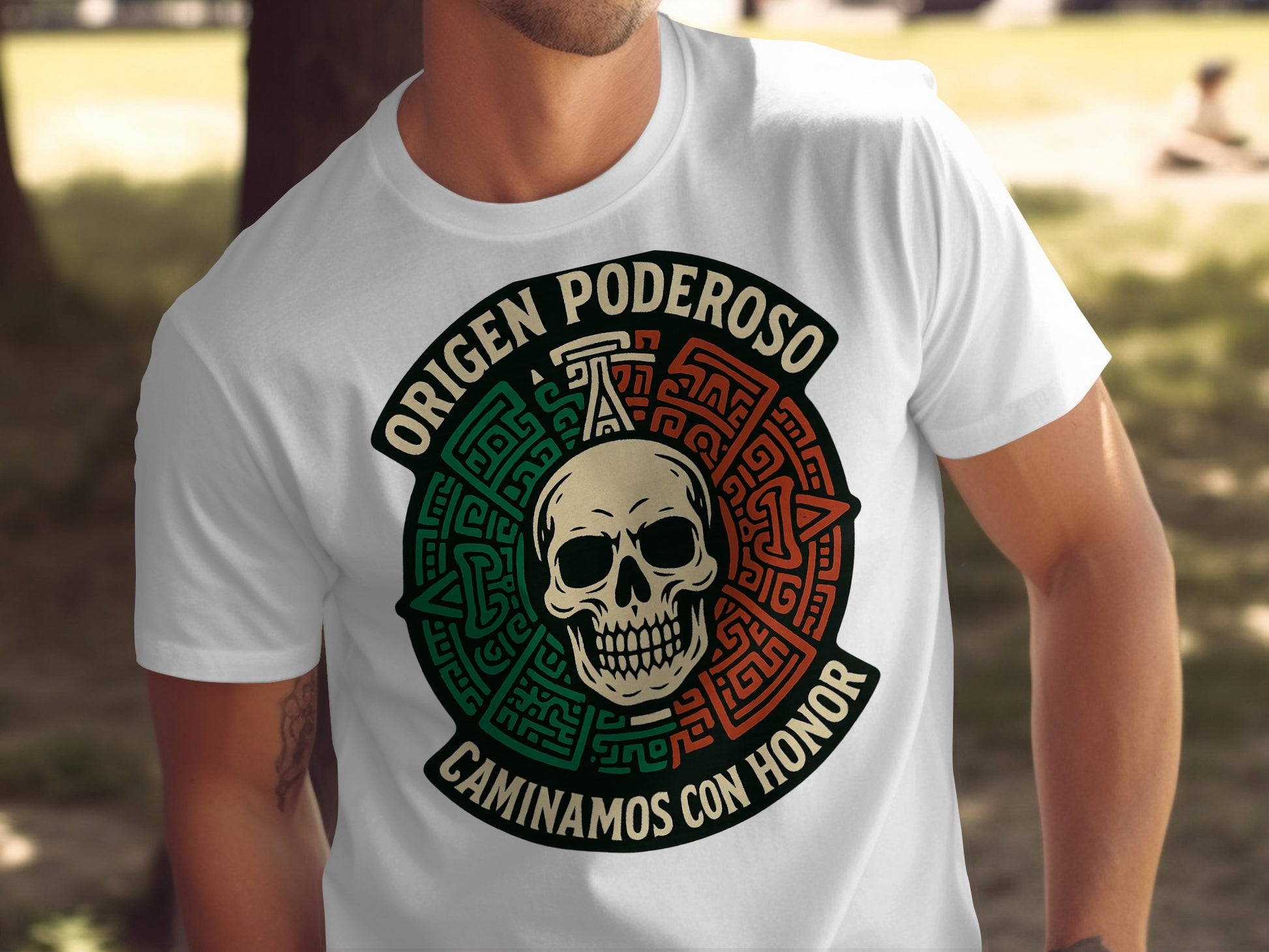 Origen Poderoso Caminamos Con Honor Skull product