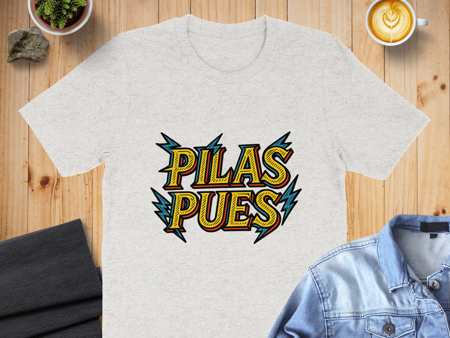 Pilas Pues Colorful Lightning Graphic Shirt product type