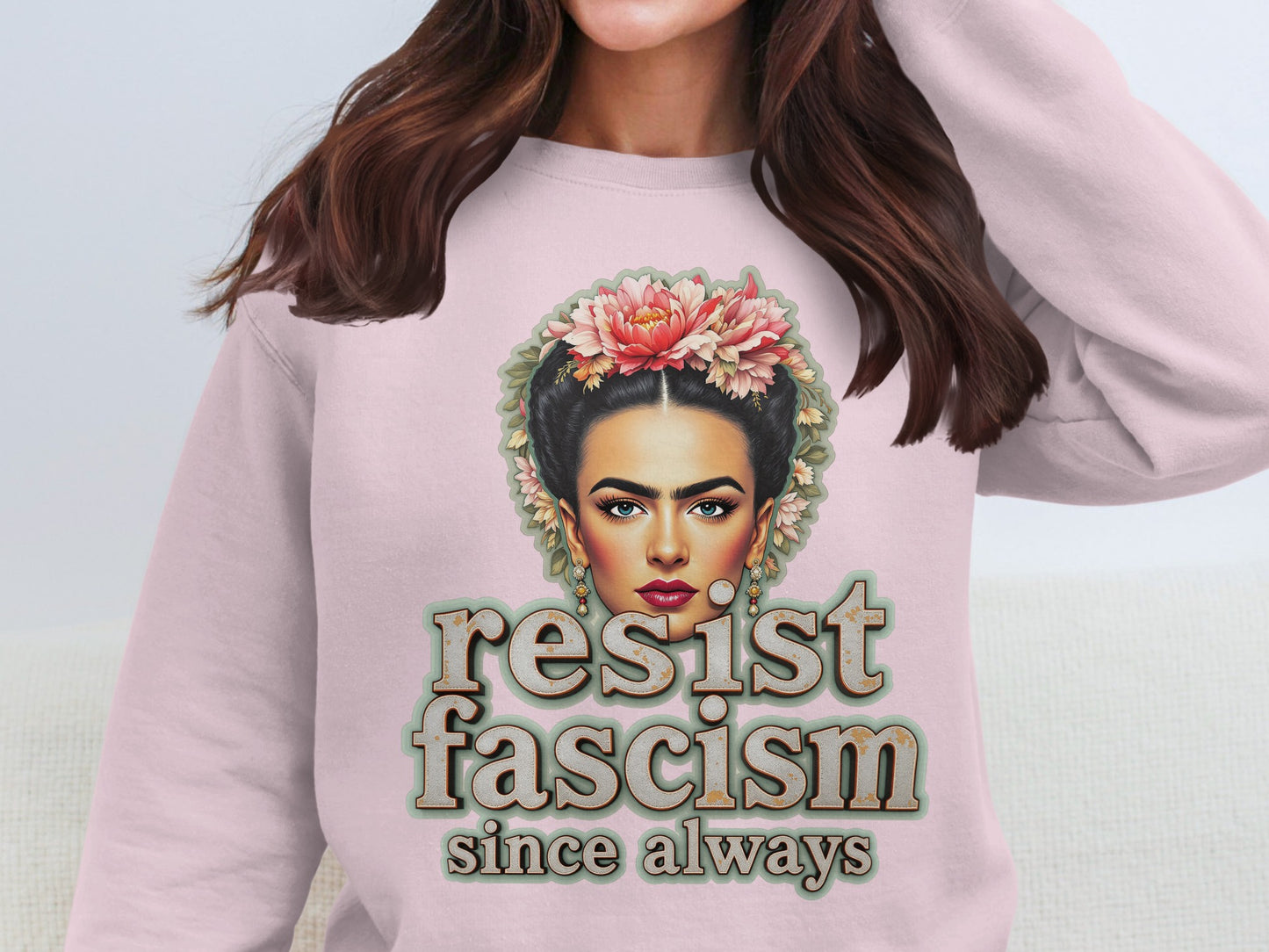 Resist Fascism Since Always Graphic Sweatshirt