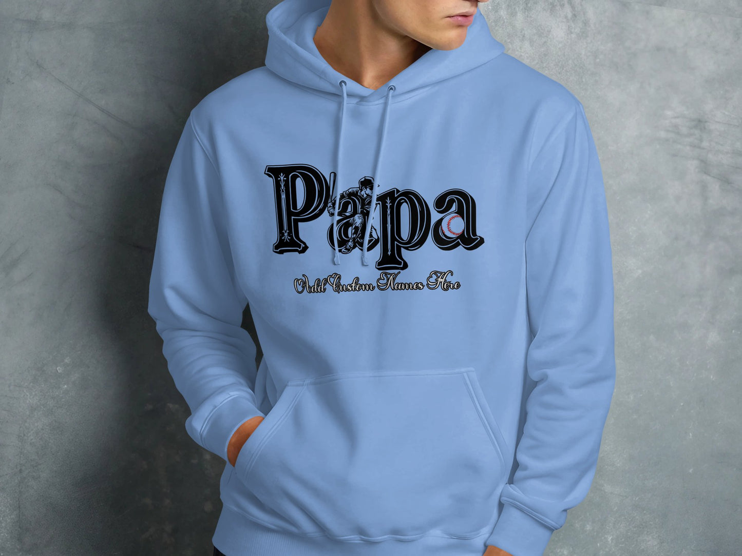 Papa Wild West Themed Hooded Sweatshirt product