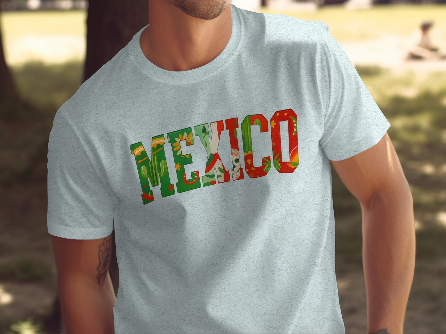 Vibrant Mexico Themed Graphic Tee Shirt product type