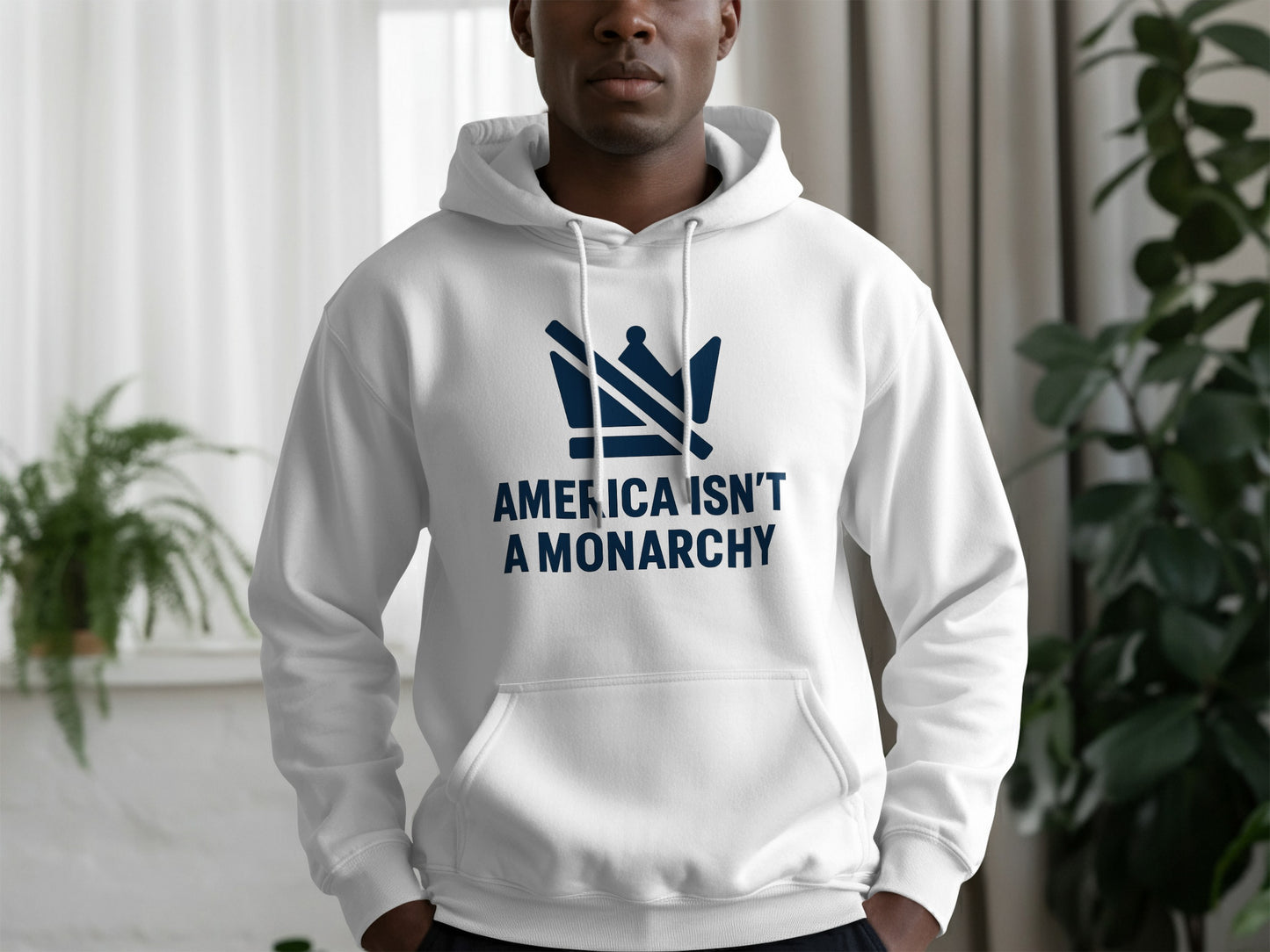 America Isn't a Monarchy Statement Hoodie product type