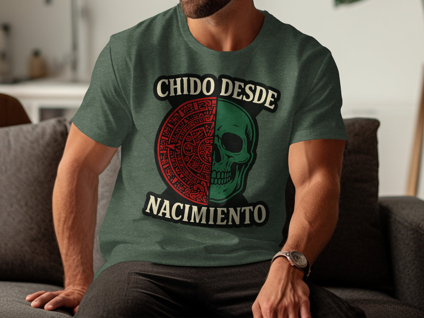 Chido Desde Nacimiento Skull Graphic T-Shirt product