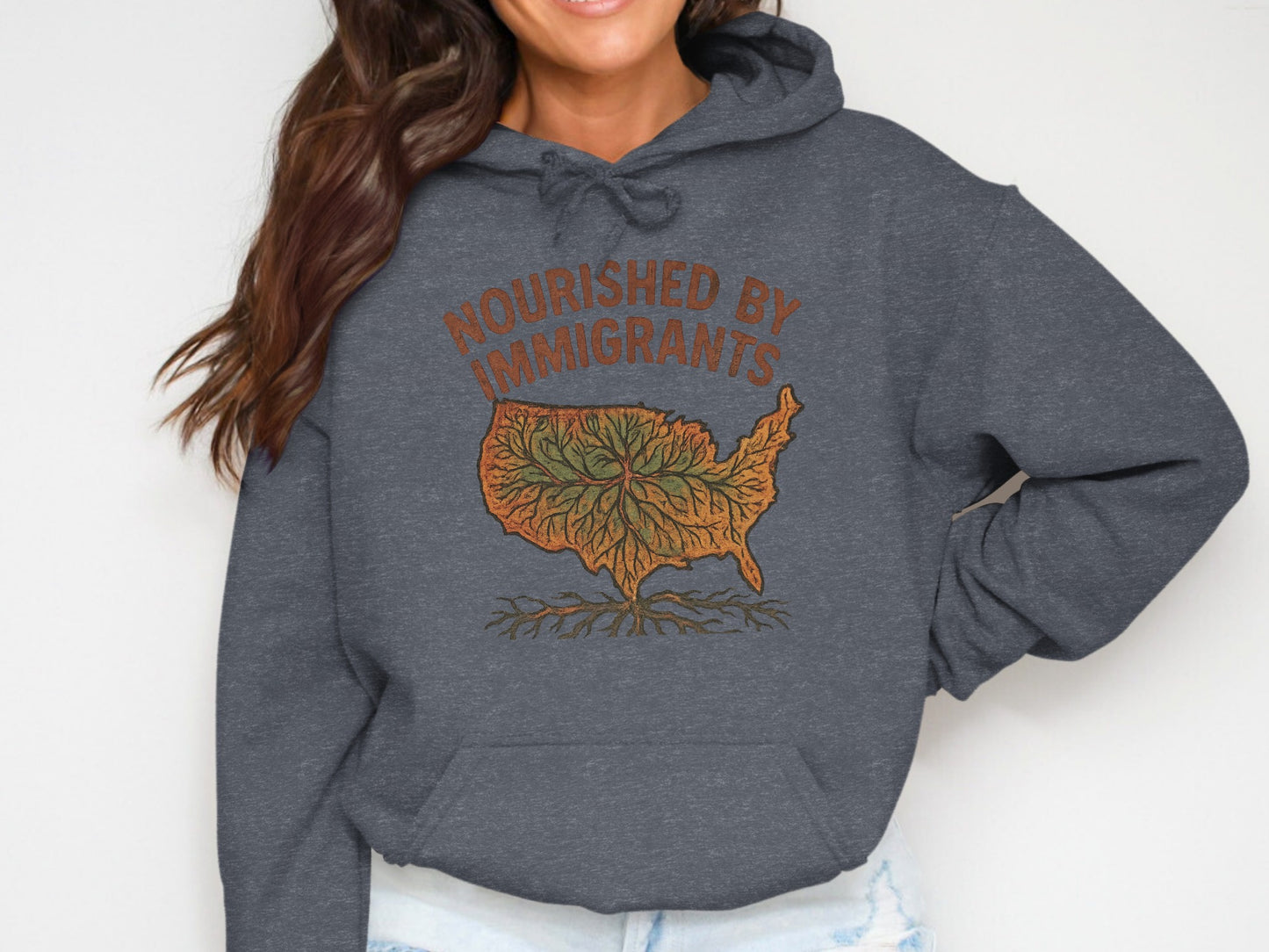 Nourished by Immigrants Graphic Hoodie product type