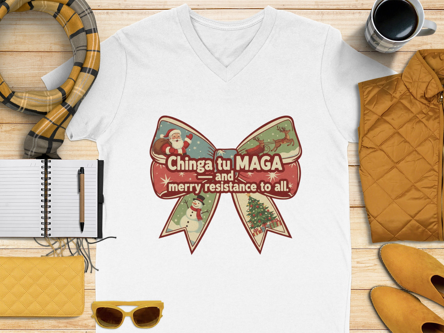 Chinga tu MAGA and merry resistance to all shirt