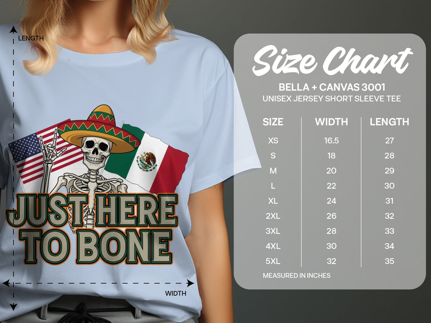 Just Here To Bone Unisex Jersey Short Sleeve Tee product