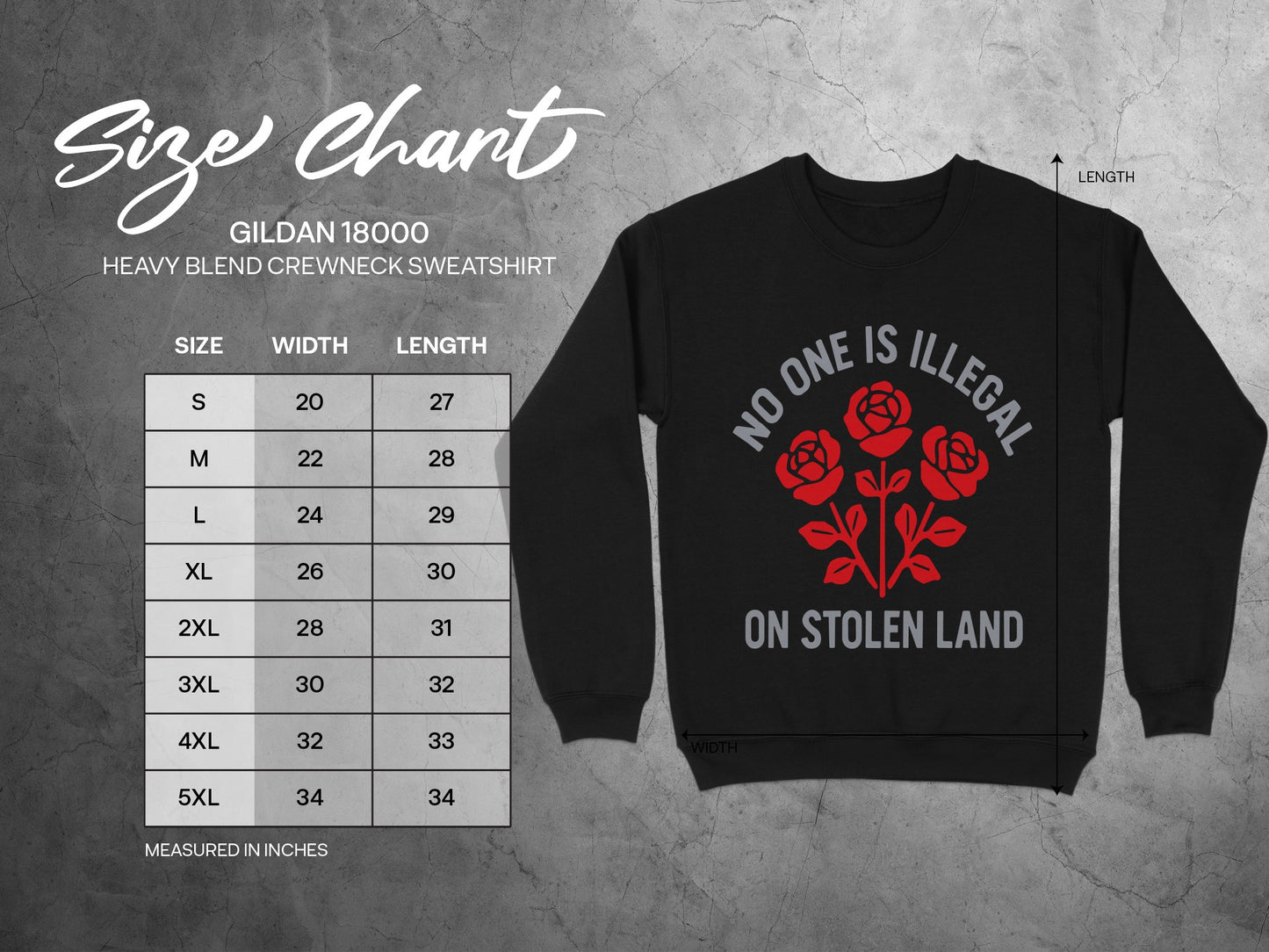 No One Is Illegal On Stolen Land Sweatshirt product type