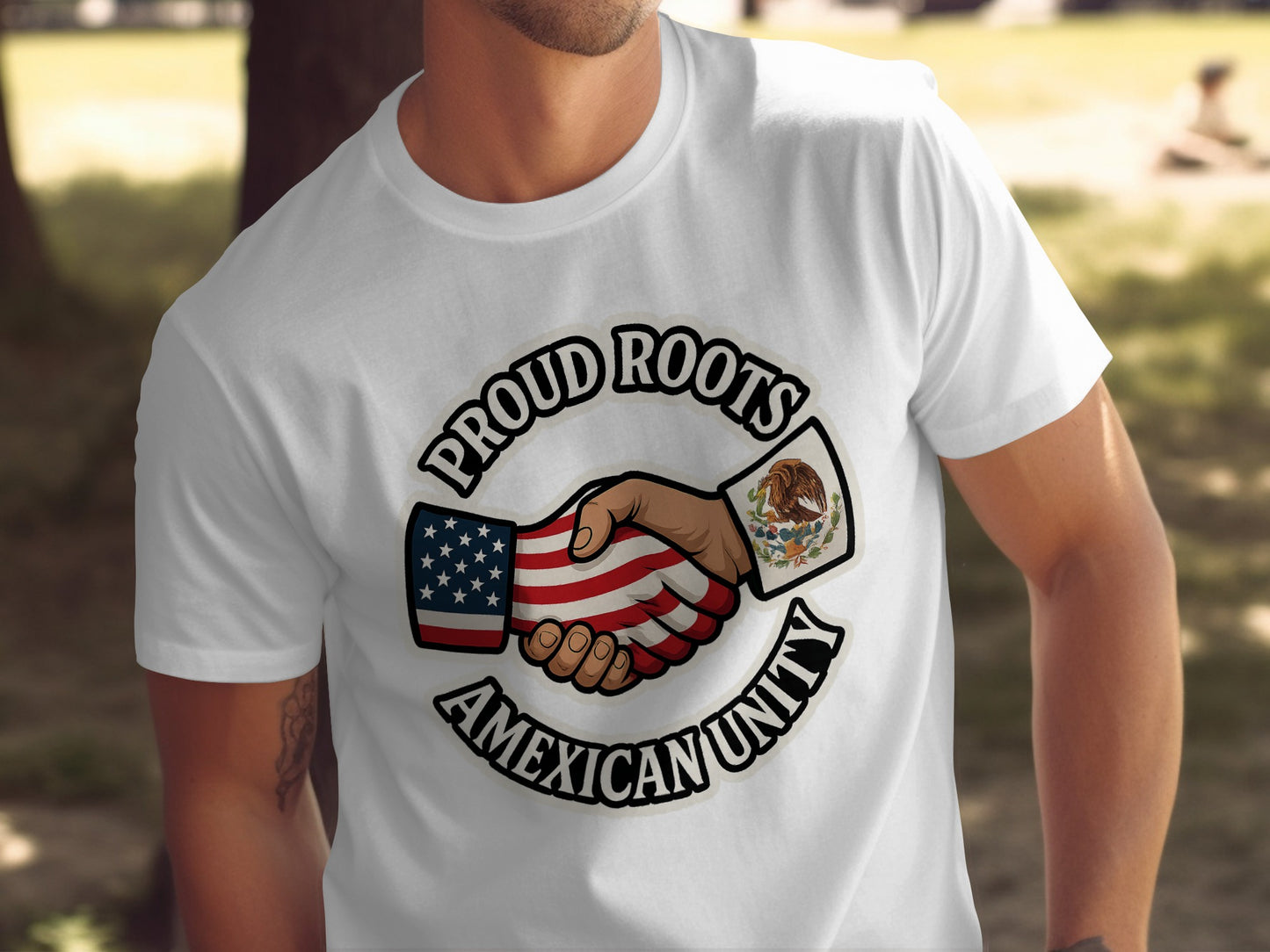Proud Roots American Mexican Unity T-shirt product