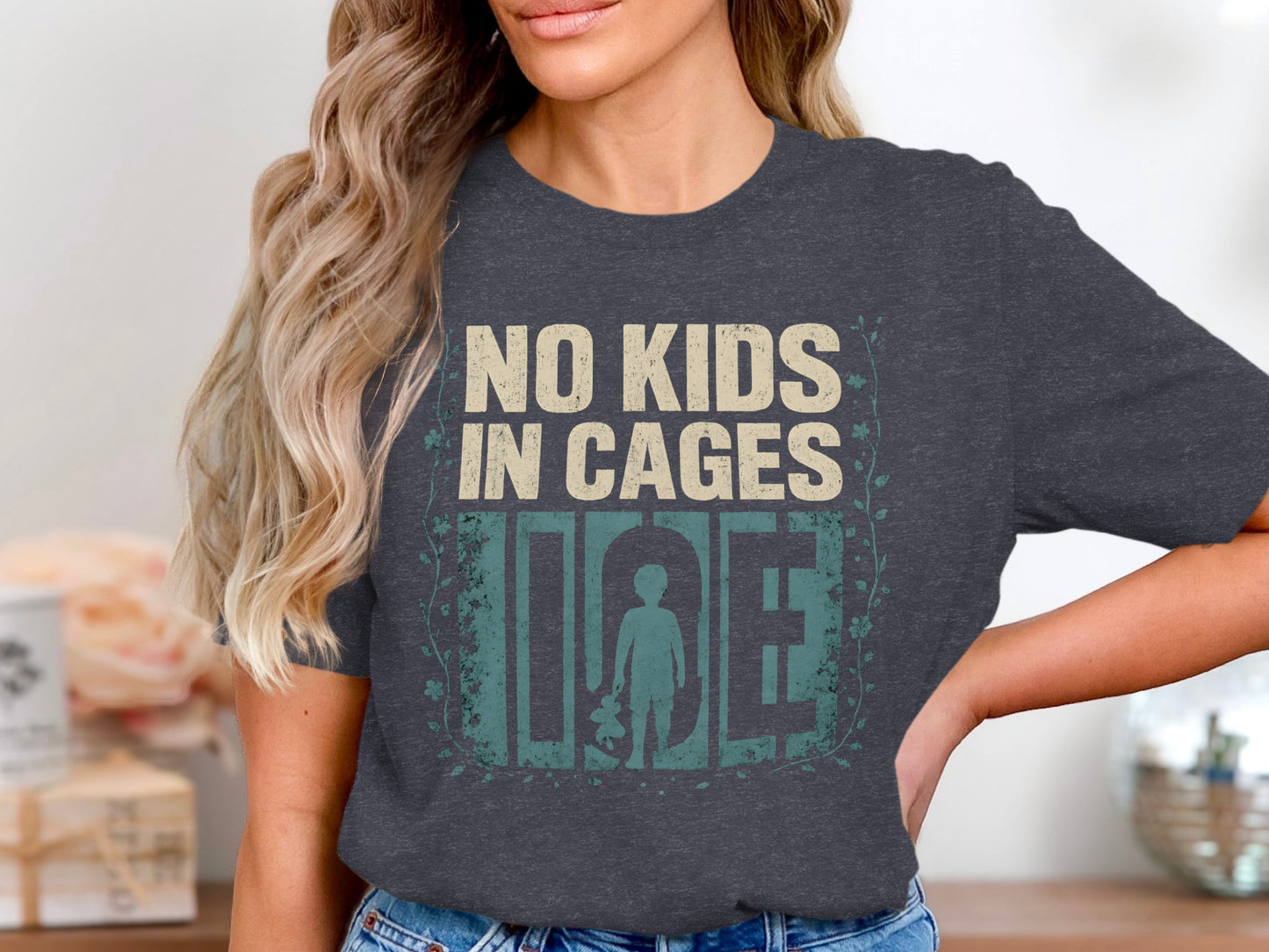 No Kids in Cages Graphic Tee product type