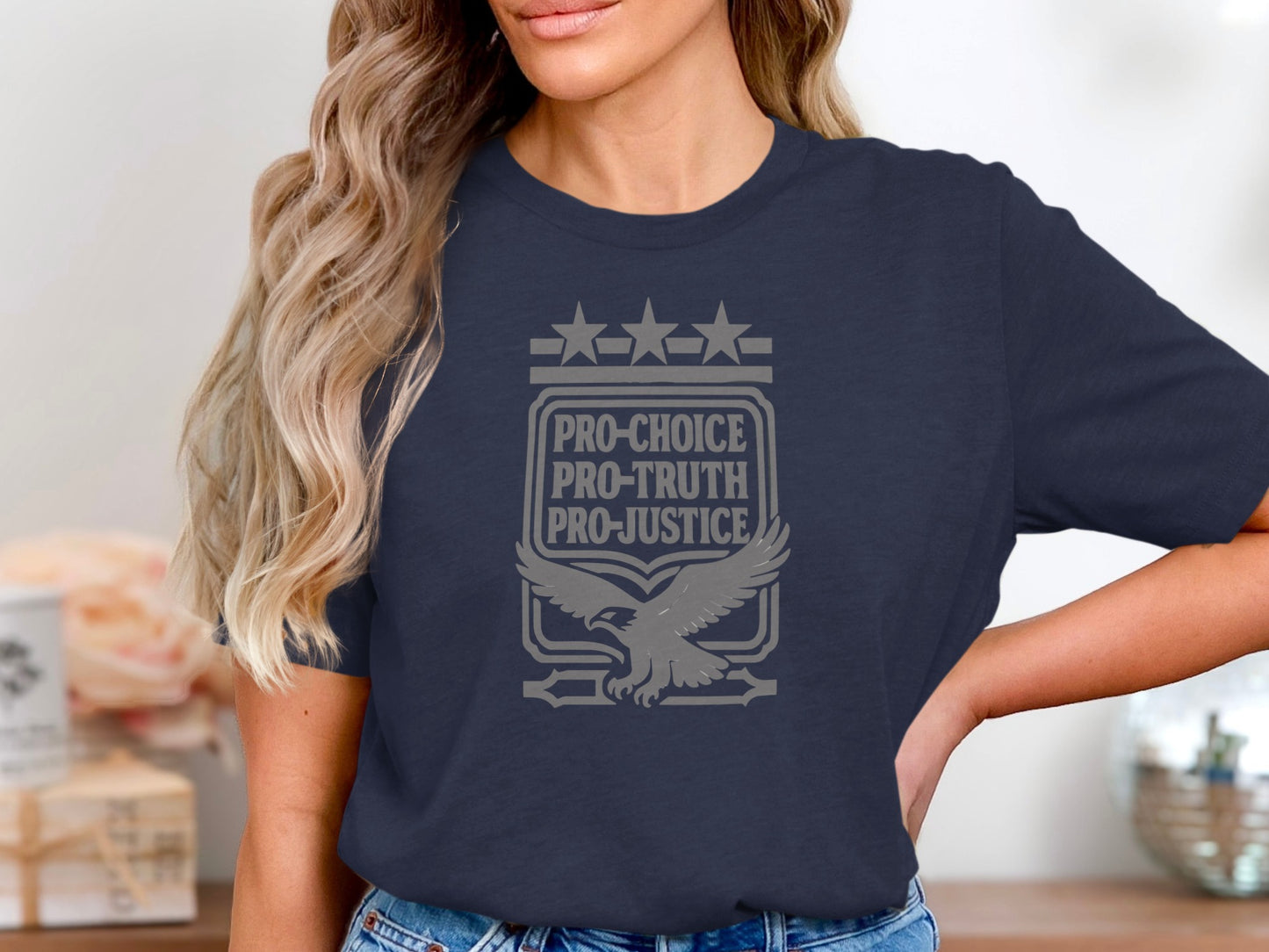 Pro-Choice Pro-Truth Pro-Justice Graphic Tee product