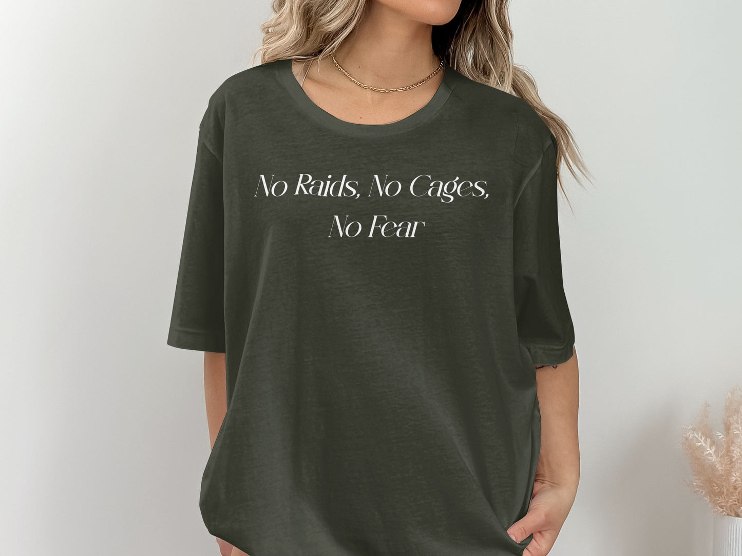 No Raids No Cages No Fear Graphic T-shirt product