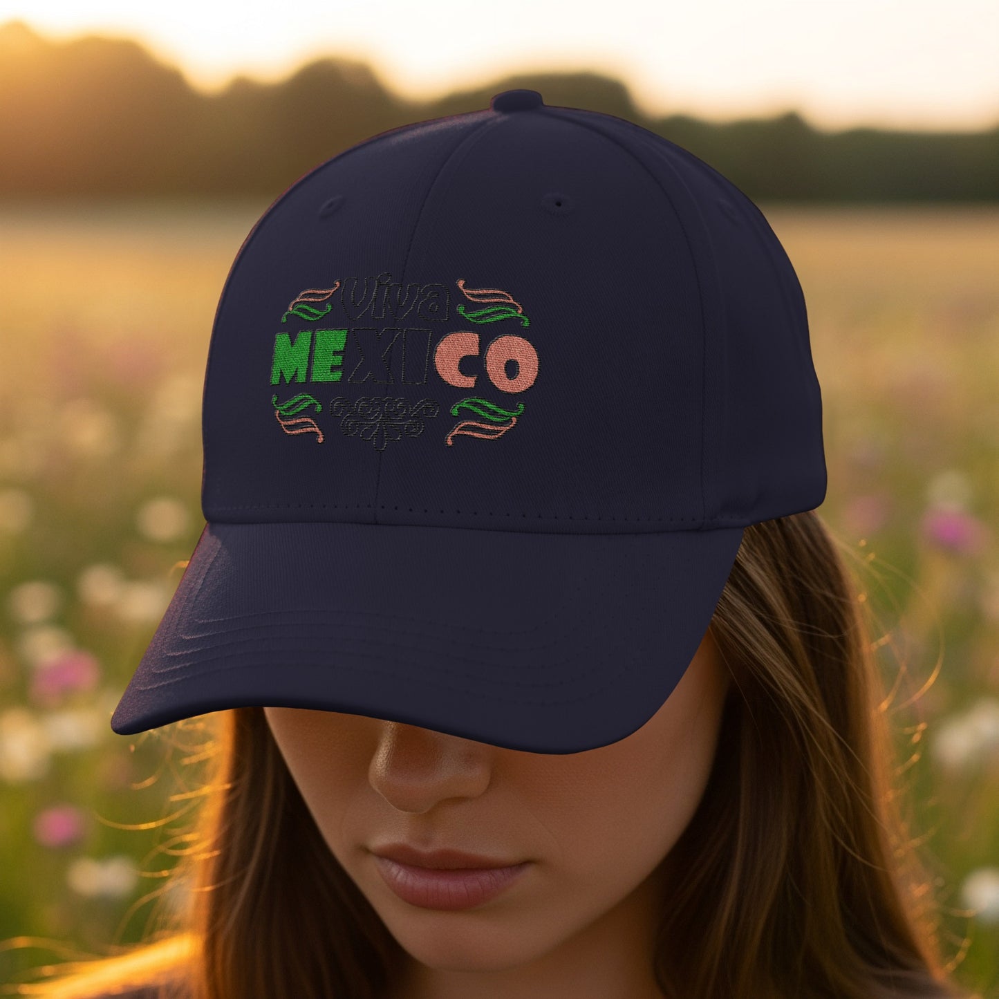 Viva Mexico Embroidered Baseball Cap product