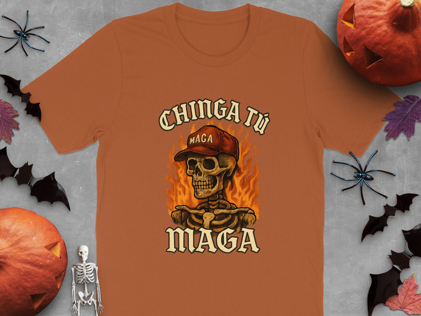 Chinga Tu Maga Halloween Skeleton Design product type