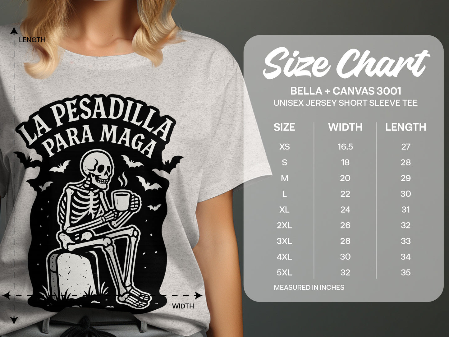 La Pesadilla Para Maga Skeleton Holding Coffee product type