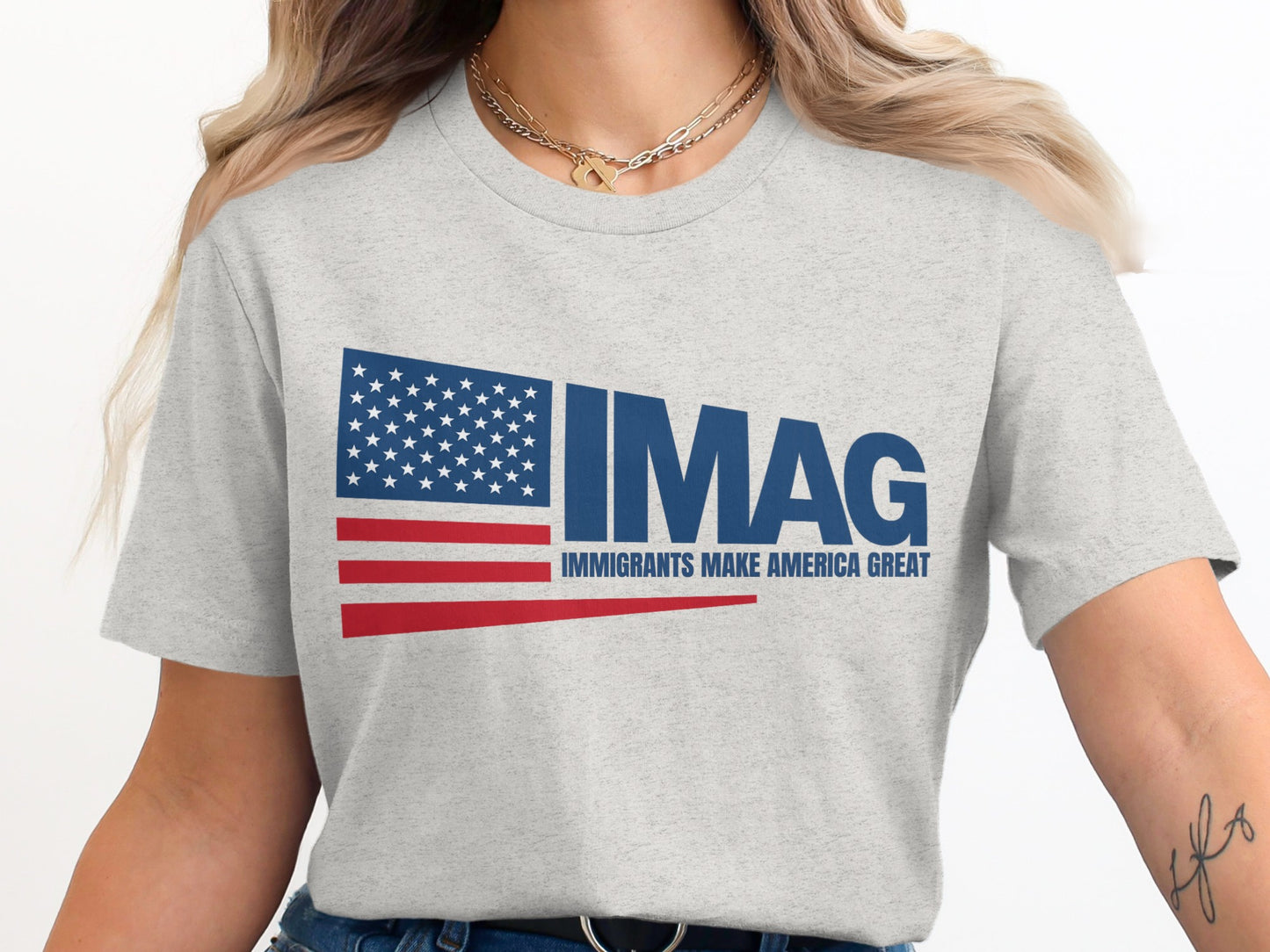 Immigrants Make America Great Graphic T-Shirt product type
