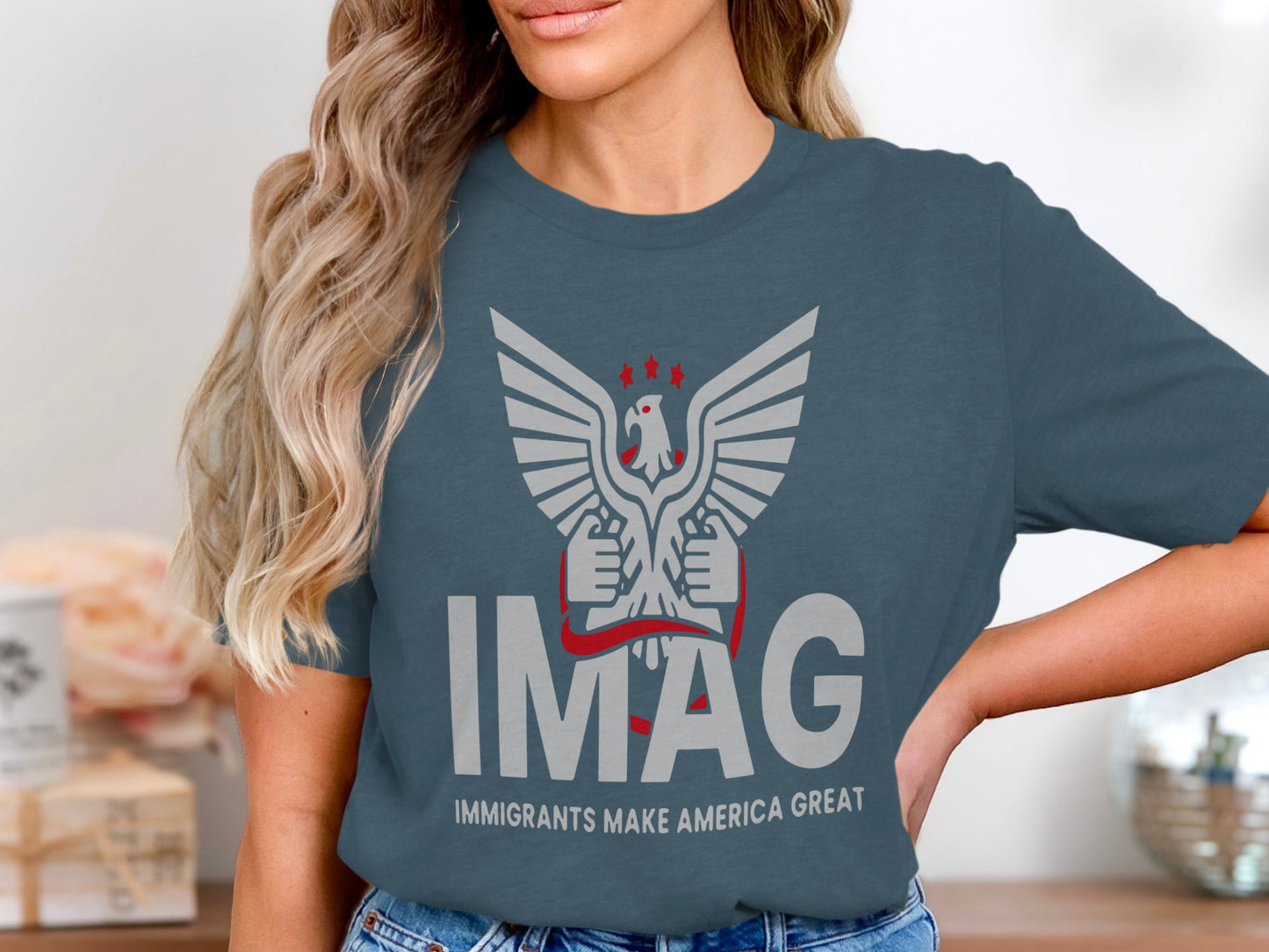 Immigrants Make America Great Graphic T-shirt product