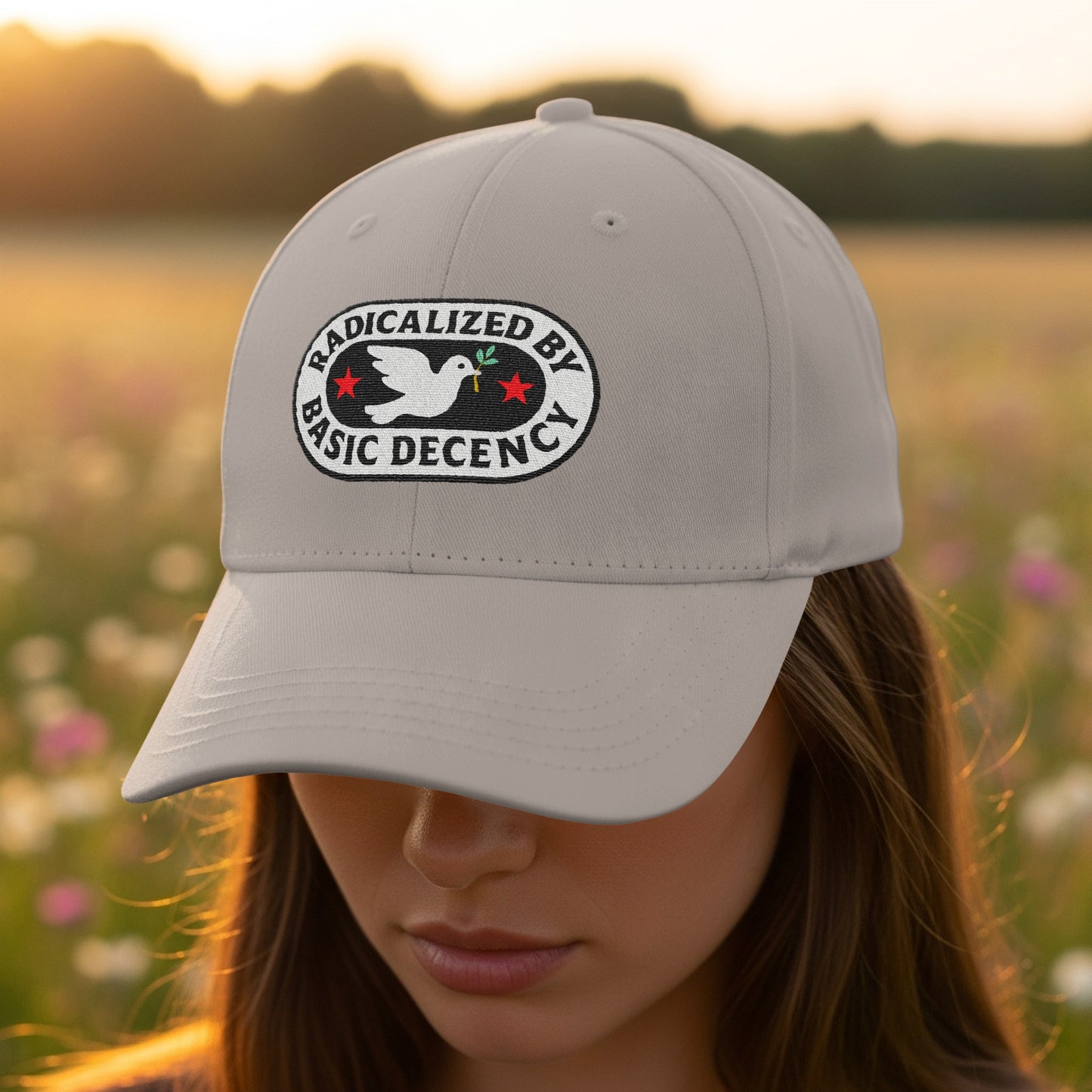 Radicalized By Basic Decency Baseball Cap product type