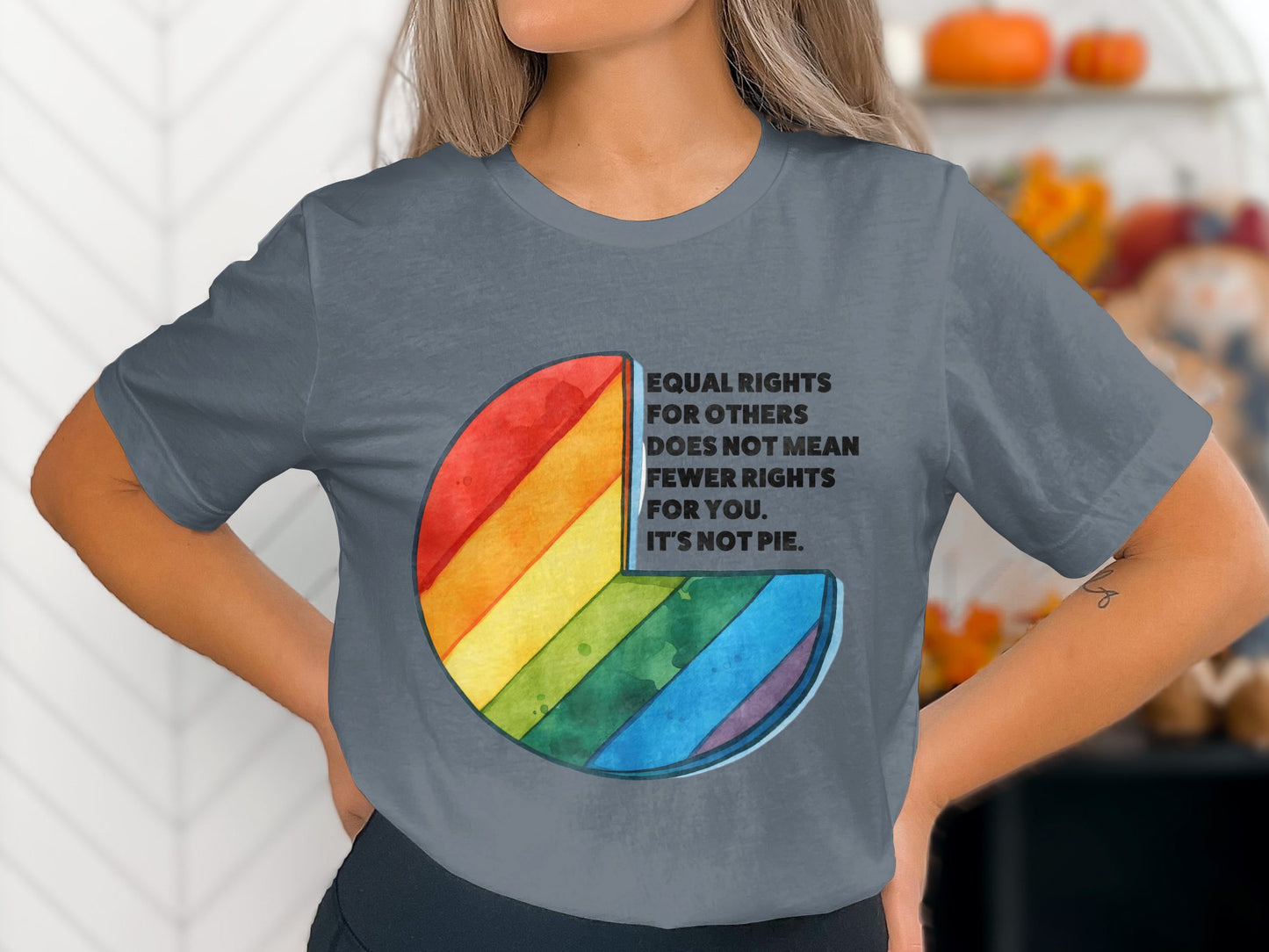 Equal Rights for Others Not Pie Graphic T-Shirt product