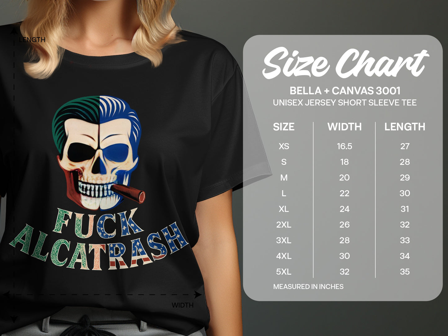 Skull and Retro Style Graphic Design T-Shirt product
