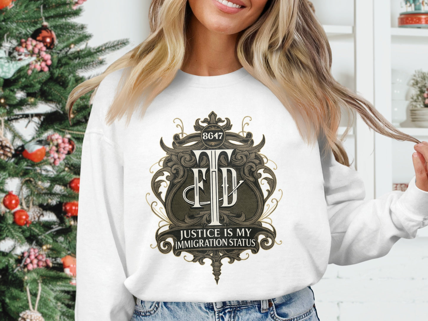 Justice Is My Immigration Status Sweater product