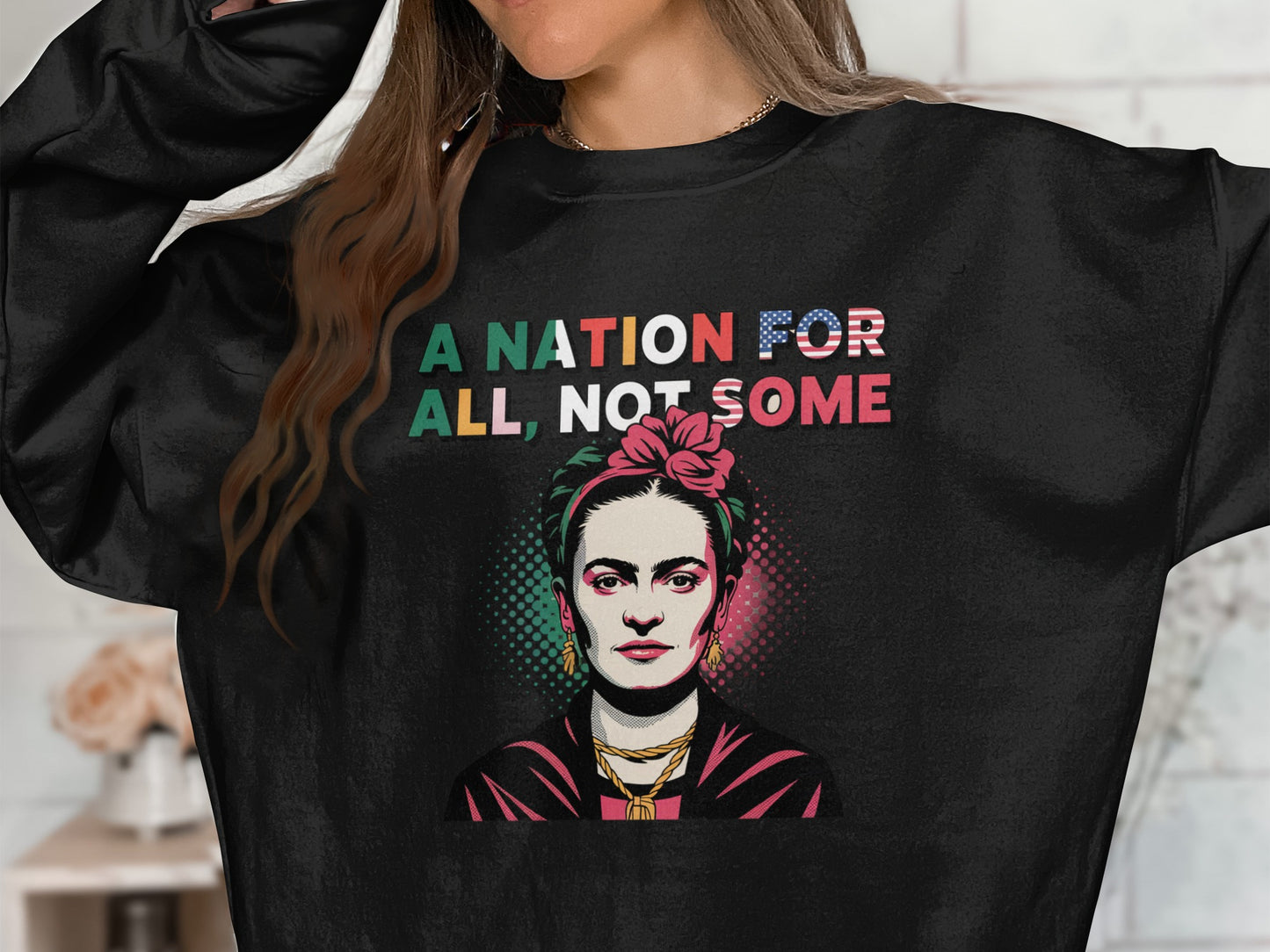 A Nation for All Not Some Graphic Sweater product type