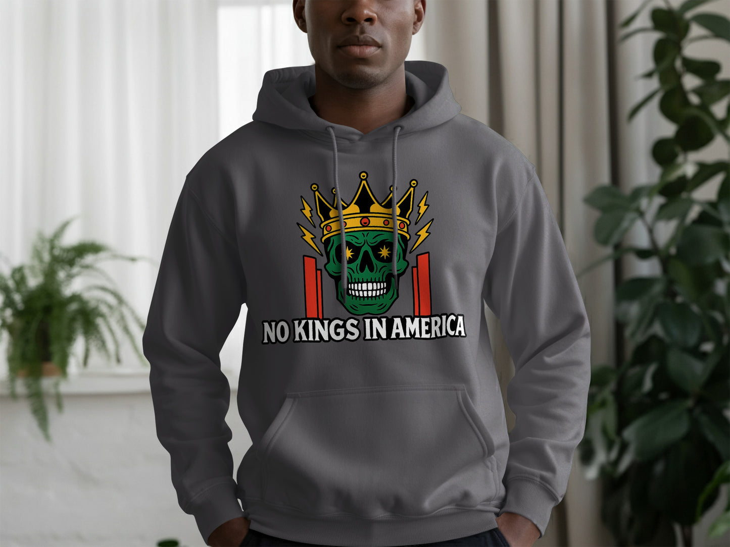 No Kings In America Graphic Hoodie product