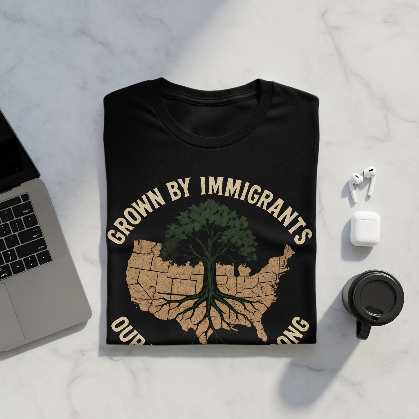 Grown by Immigrants Our Roots Are Strong T-shirt product type