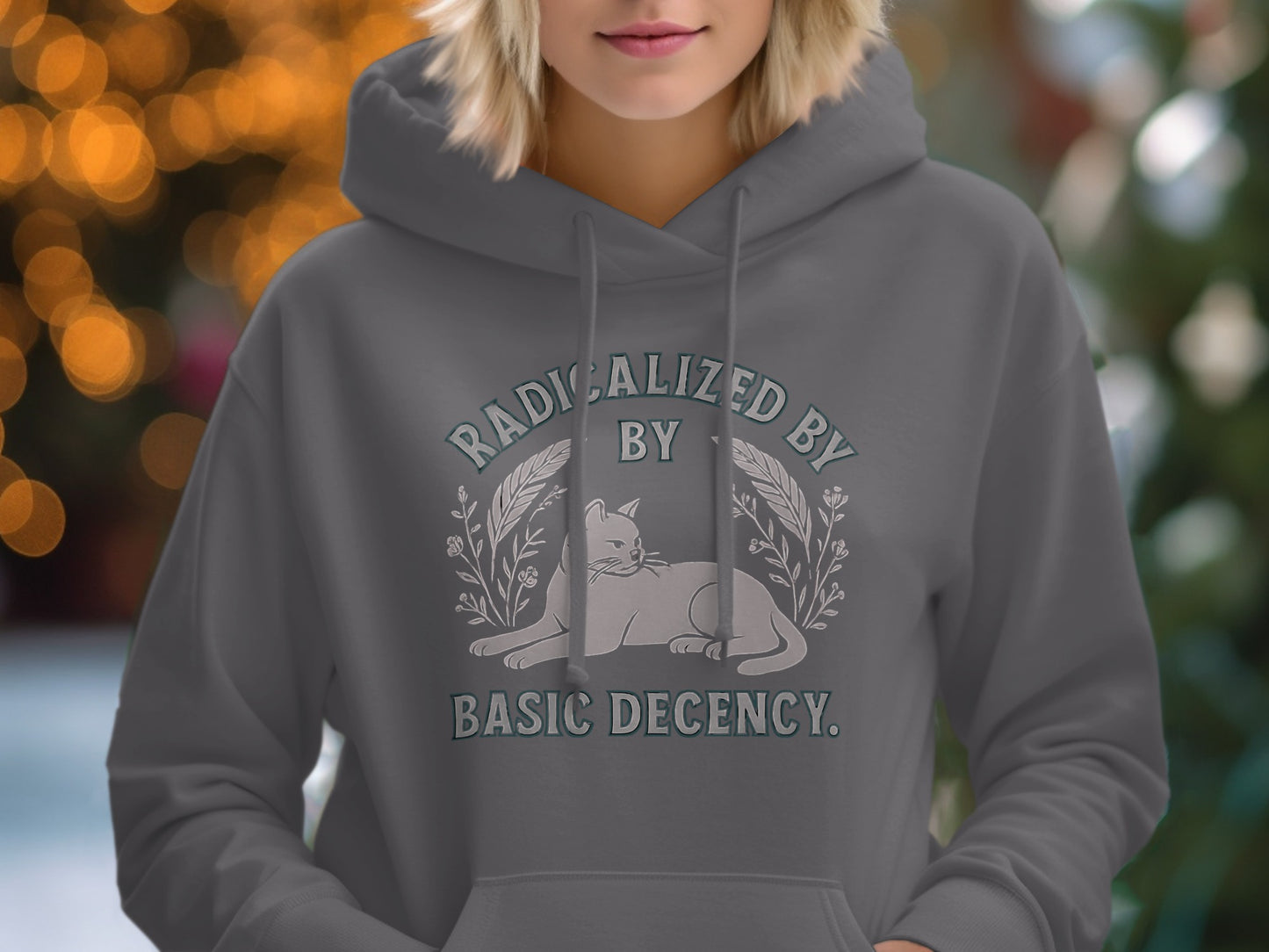 Radicalized by Basic Decency Hoodie product