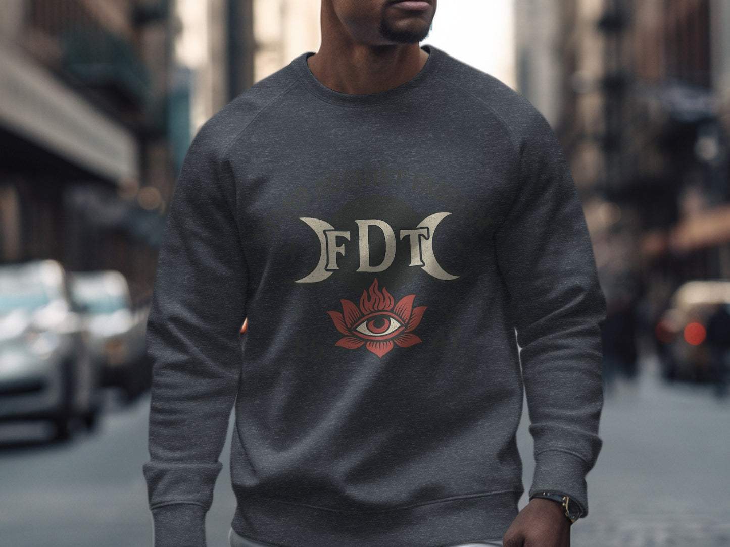 Mystical Eye Logo Moon Symbol FDT Sweatshirt product