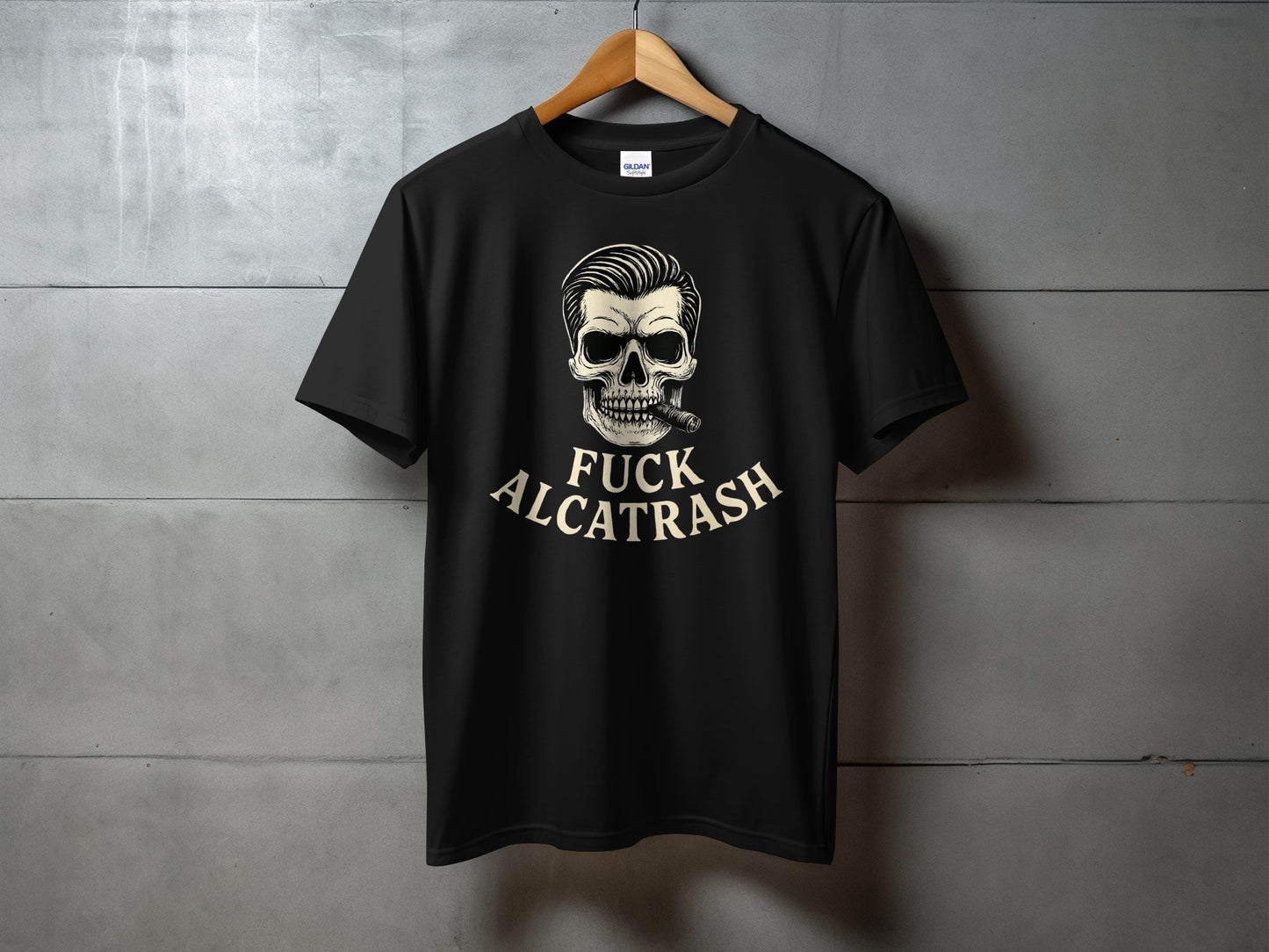 Stylish Skull Design Statement Tee Shirt product type