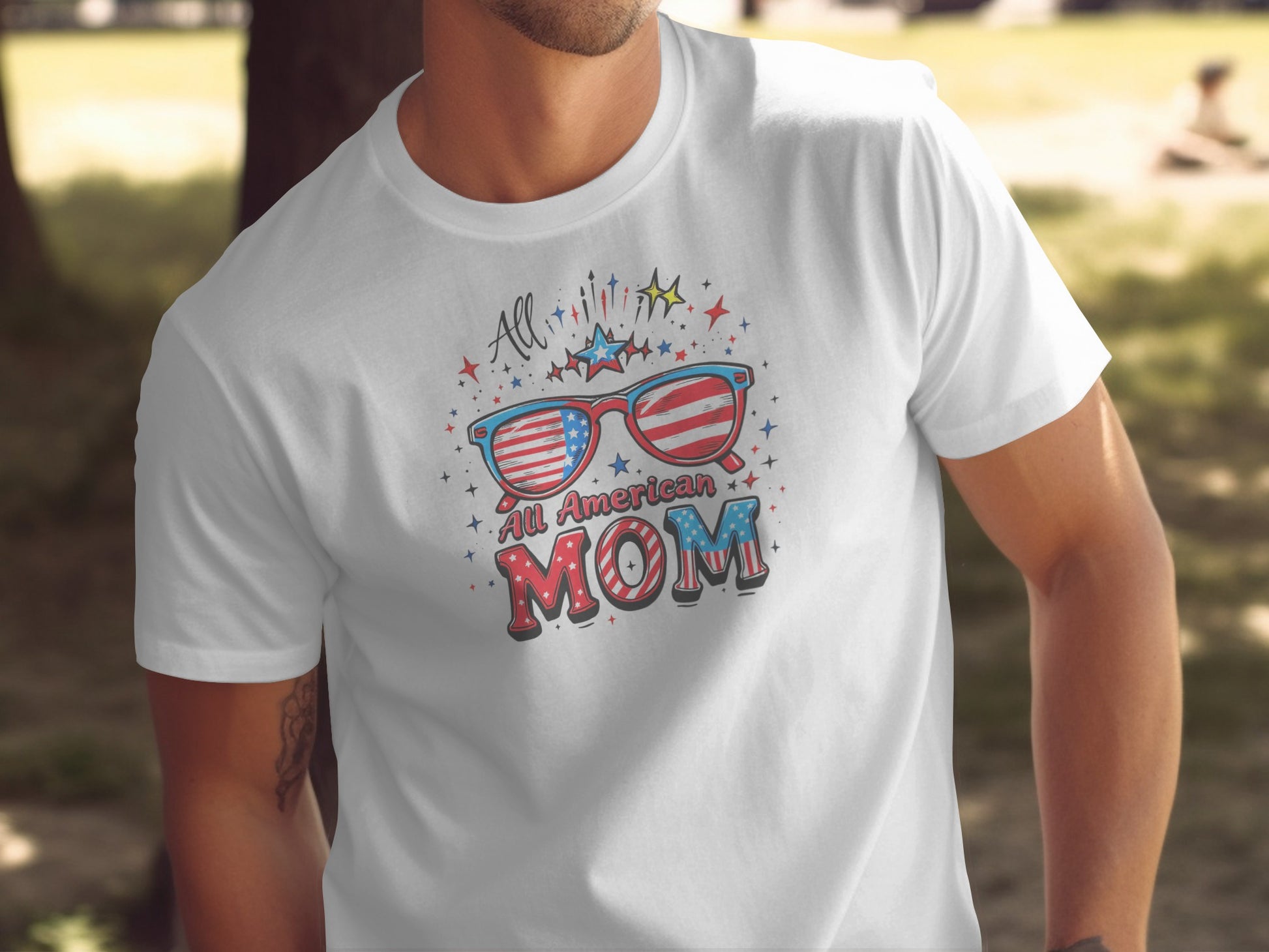 All American Mom Patriotic Sunglasses T-Shirt product
