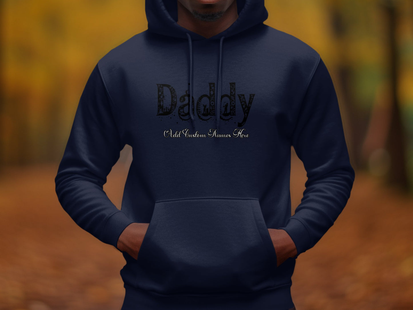 Daddy Add Custom Names Here Hoodie product
