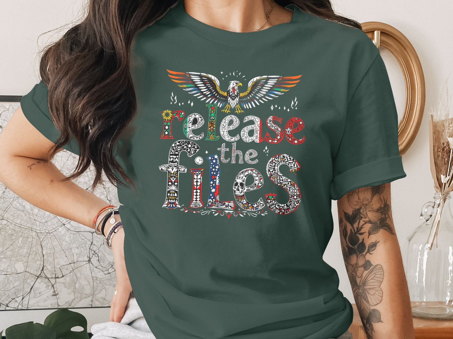 Release The Files Graphic T-Shirt Unique Product Type