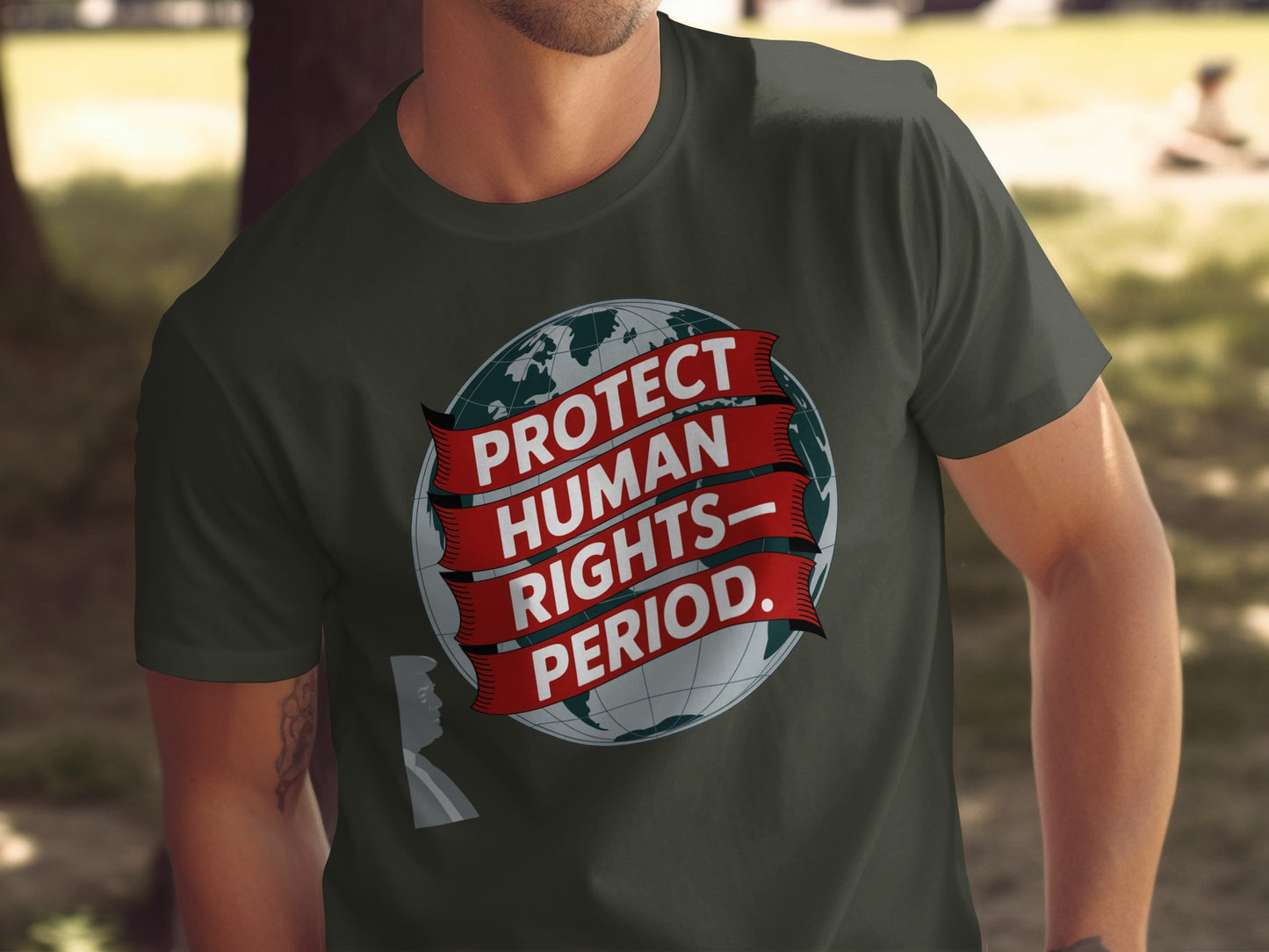 Protect Human Rights Period Graphic T-shirt product