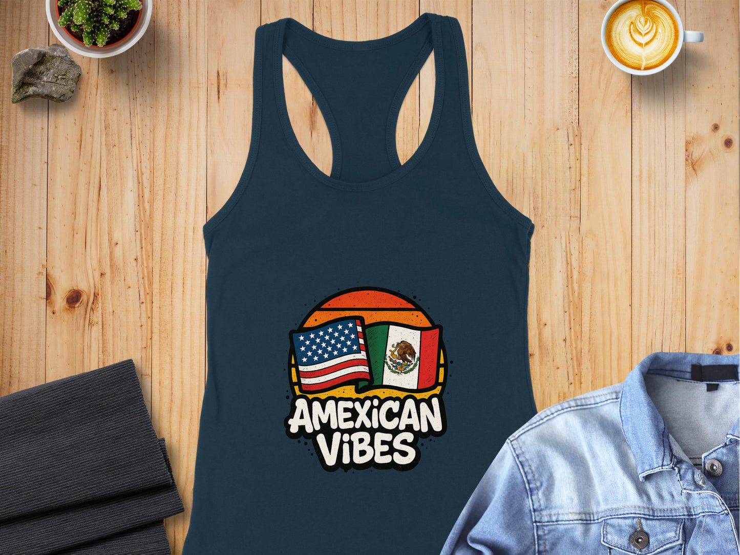 AMEXICAN VIBES Graphic Design Tank Top product