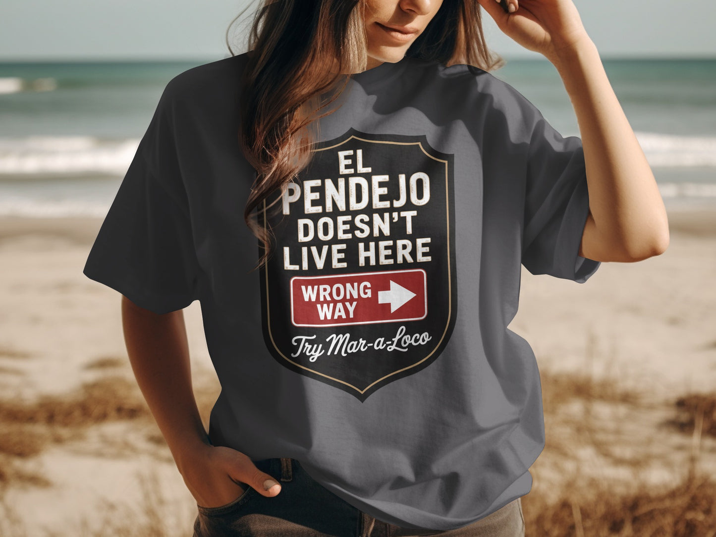 El Pendejo Doesn't Live Here Black T-Shirt product