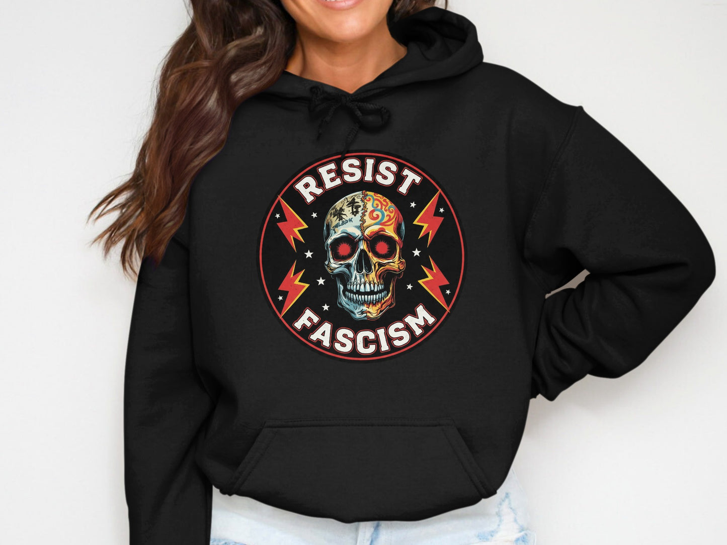 Resist Fascism Graphic Hoodie product type