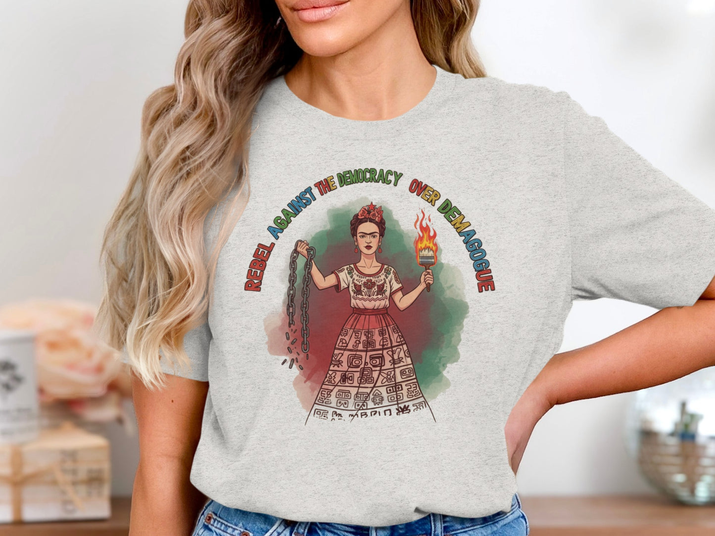 Rebel Against The Democracy Over Demagogue Shirt product