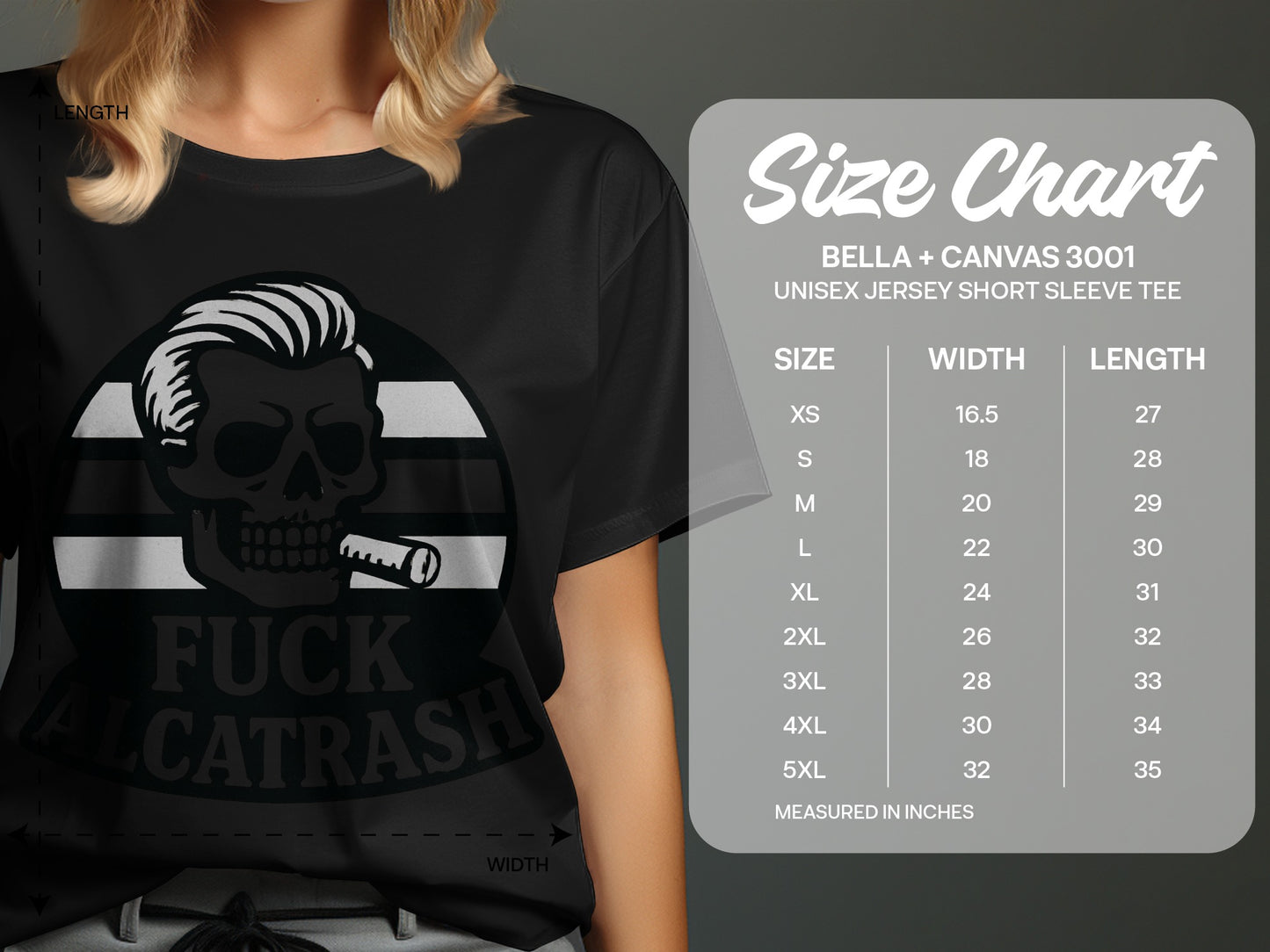 Fuck Alcatrash Skull Graphic Tee product