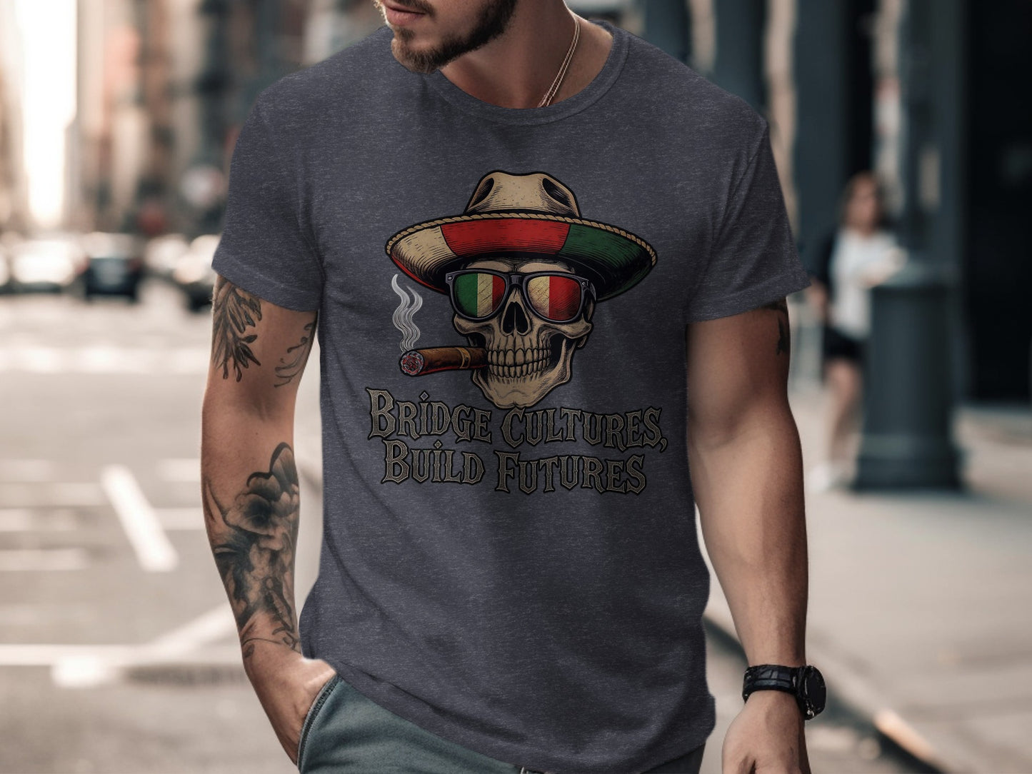 Bridge Cultures Build Futures Graphic T-shirt product