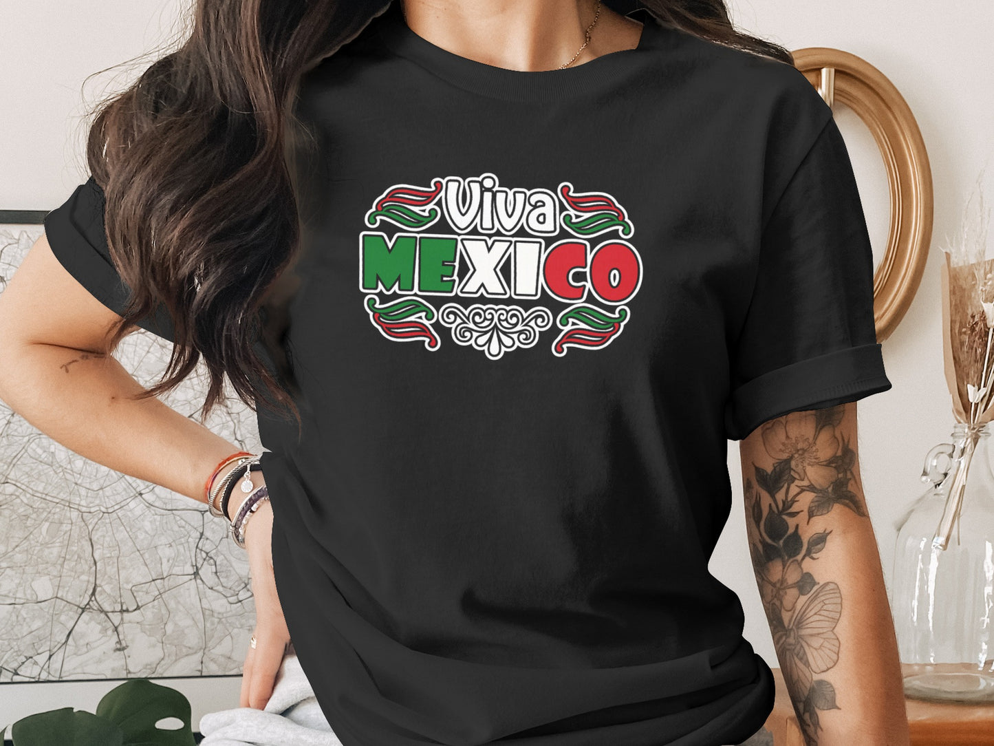Viva Mexico Festive Graphic Unisex Shirt product type