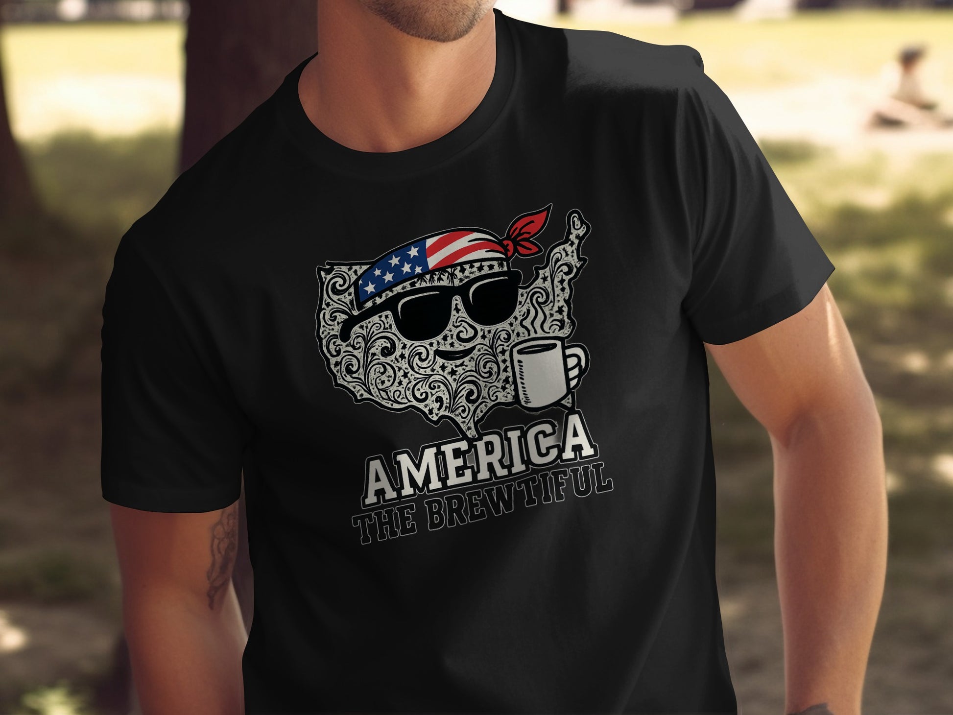 America The Brewtiful Graphic Shirt product type